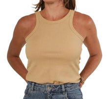 Load image into Gallery viewer, Capuccino Ribbed Tank Top
