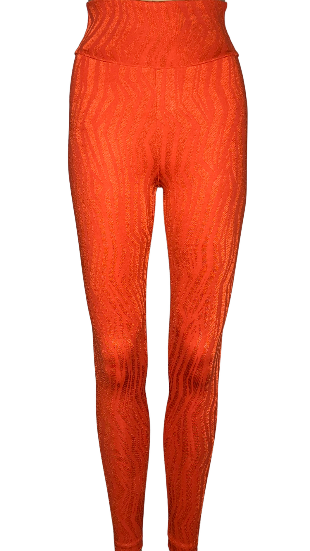 Orange Feline Leggings